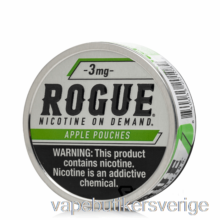 Vape Sverige Rogue Nikotinpåsar - äpple 3mg